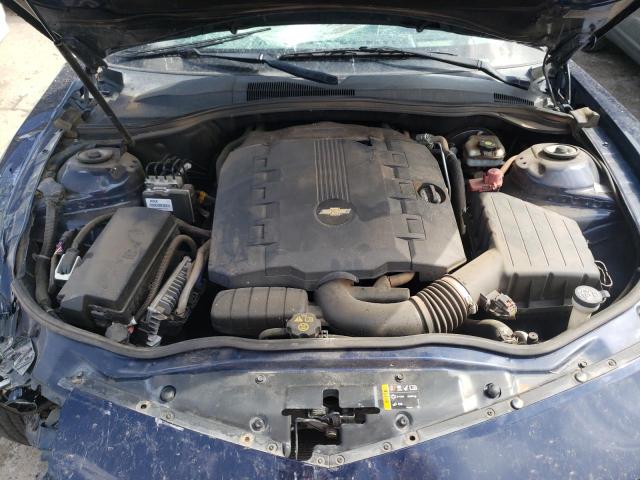 2G1FC1E39C9167213 - 2012 CHEVROLET CAMARO LT BLUE photo 11