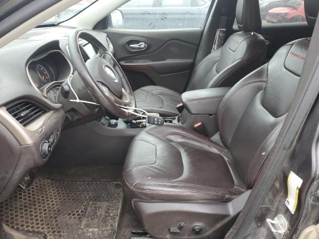 1C4PJMBB6FW574108 - 2015 JEEP CHEROKEE TRAILHAWK GRAY photo 7