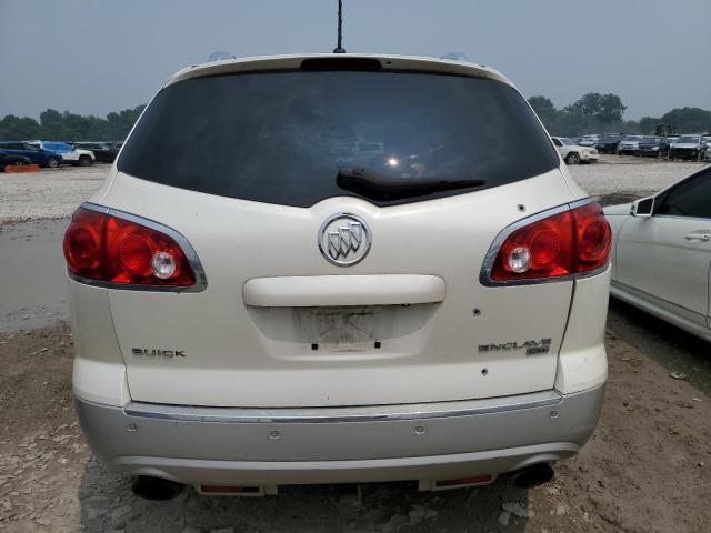 5GALVBED4AJ261070 - 2010 BUICK ENCLAVE CXL WHITE photo 6