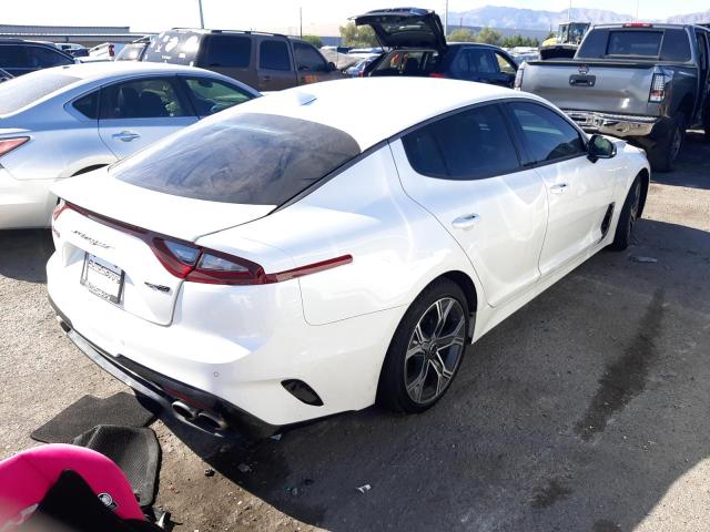 KNAE15LA6L6079290 - 2020 KIA STINGER WHITE photo 4