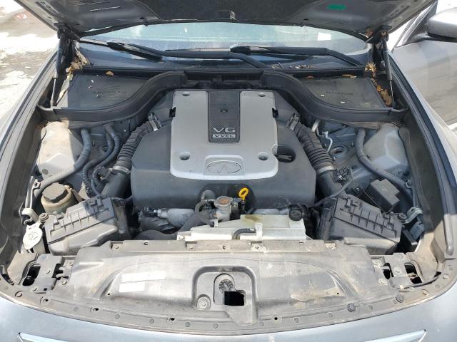 JN1CV6AP6DM722281 - 2013 INFINITI G37 BASE GRAY photo 11