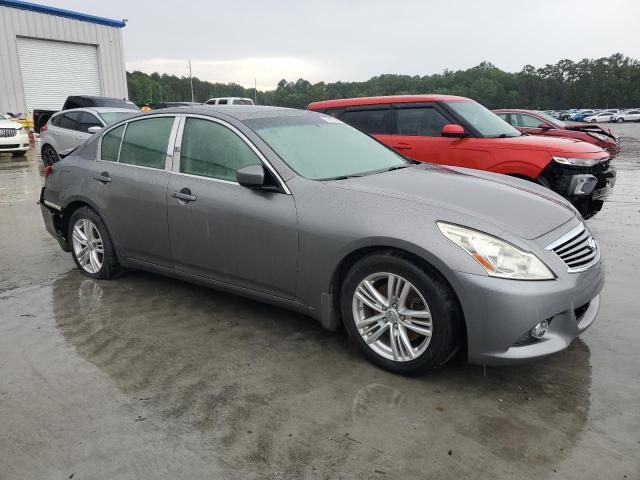 JN1CV6AP6DM722281 - 2013 INFINITI G37 BASE GRAY photo 4