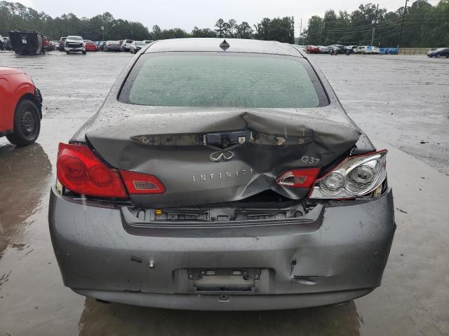 JN1CV6AP6DM722281 - 2013 INFINITI G37 BASE GRAY photo 6