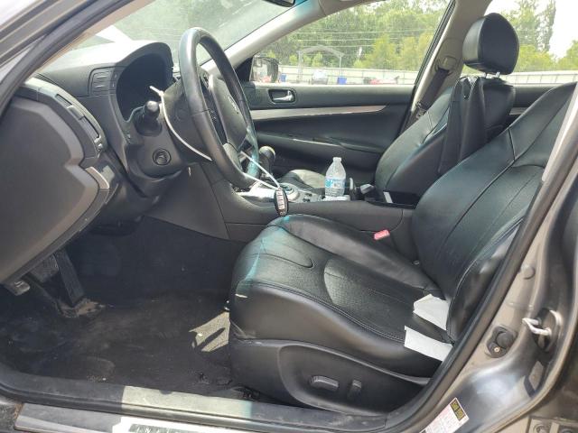 JN1CV6AP6DM722281 - 2013 INFINITI G37 BASE GRAY photo 7