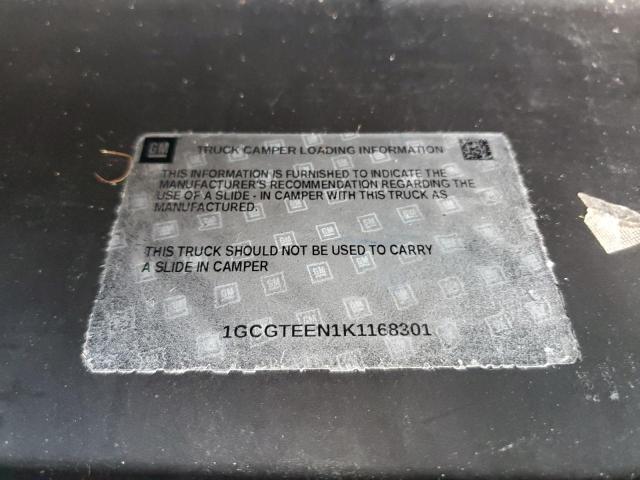 1GCGTEEN1K1168301 - 2019 CHEVROLET COLORADO ZR2 BLACK photo 13