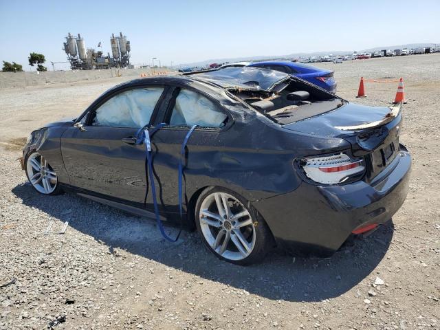 WBA1F9C53GV546624 - 2016 BMW 228 I SULEV BLACK photo 2