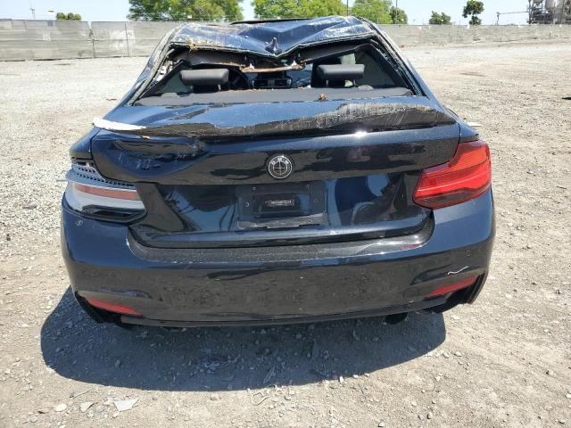 WBA1F9C53GV546624 - 2016 BMW 228 I SULEV BLACK photo 6