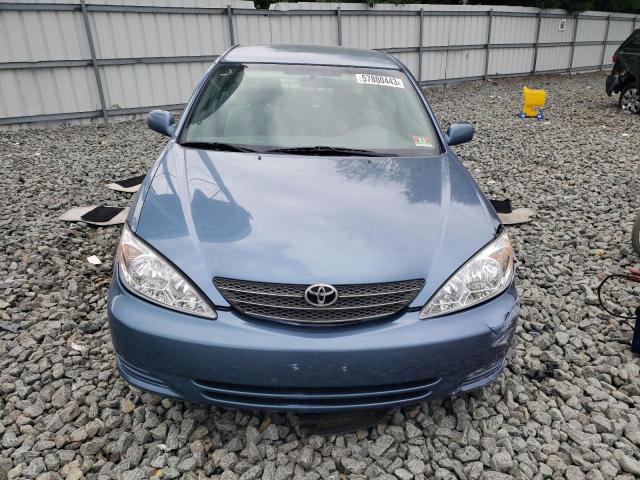 4T1BE32K74U891893 - 2004 TOYOTA CAMRY LE BLUE photo 5