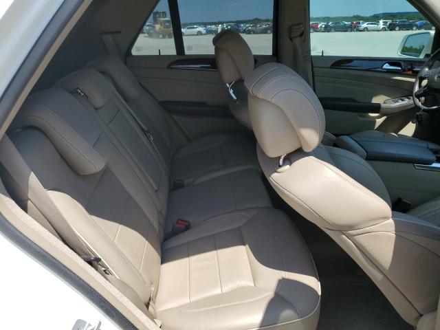 4JGDA5HB0EA349917 - 2014 MERCEDES-BENZ ML 350 4MATIC WHITE photo 10