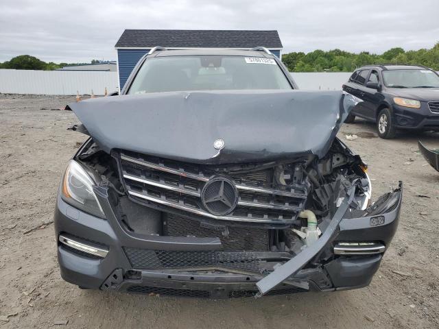 4JGDA5HBXCA097090 - 2012 MERCEDES-BENZ ML 350 4MATIC GRAY photo 5