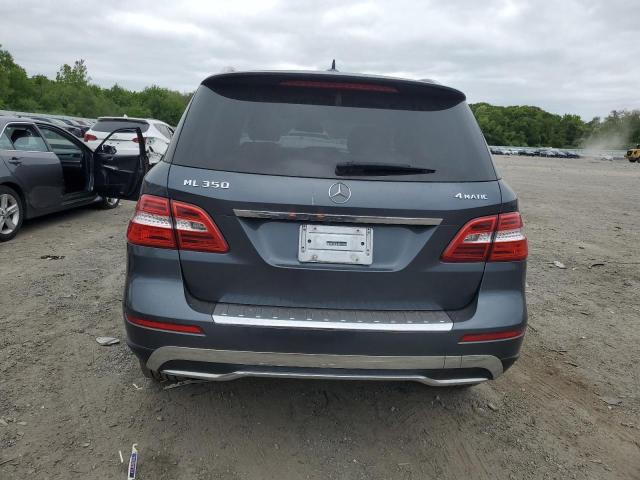 4JGDA5HBXCA097090 - 2012 MERCEDES-BENZ ML 350 4MATIC GRAY photo 6