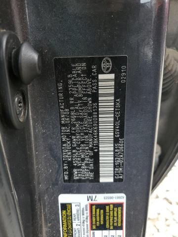 4T1BK46K69U088136 - 2009 TOYOTA CAMRY SE GRAY photo 12