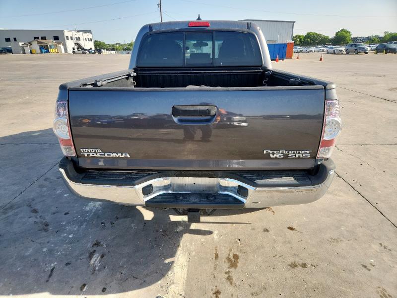 5TFJU4GN9EX061928 - 2014 TOYOTA TACOMA DOUBLE CAB PRERUNNER GRAY photo 6