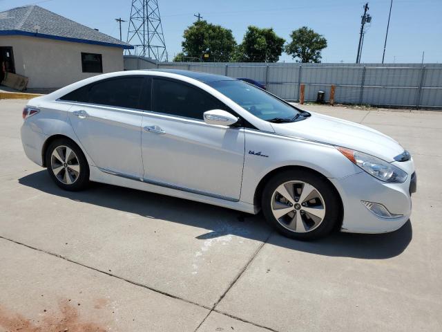 KMHEC4A4XBA006855 - 2011 HYUNDAI SONATA HYBRID WHITE photo 4