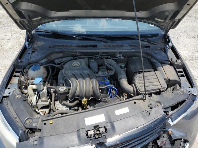 3VW2K7AJ1EM250691 - 2014 VOLKSWAGEN JETTA BASE رمادي صورة 11