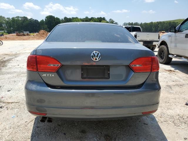 3VW2K7AJ1EM250691 - 2014 VOLKSWAGEN JETTA BASE رمادي صورة 6