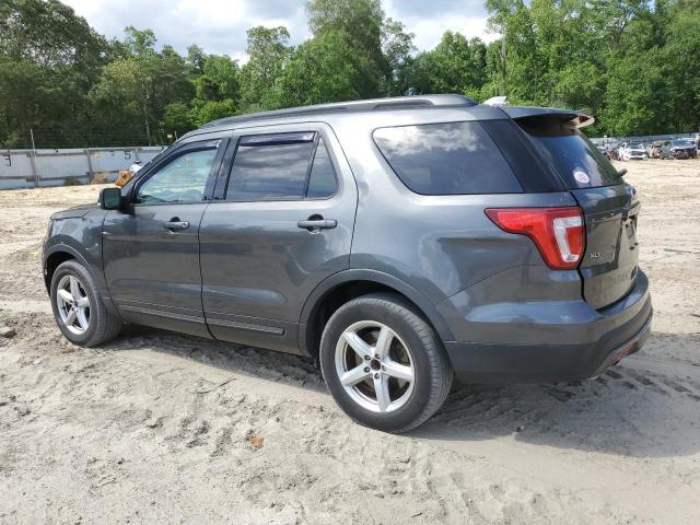 1FM5K7D81HGA02007 - 2017 FORD EXPLORER XLT GRAY photo 2