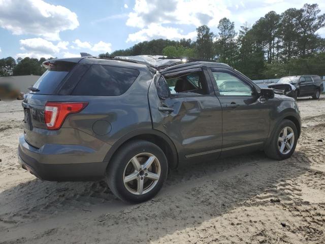 1FM5K7D81HGA02007 - 2017 FORD EXPLORER XLT GRAY photo 3