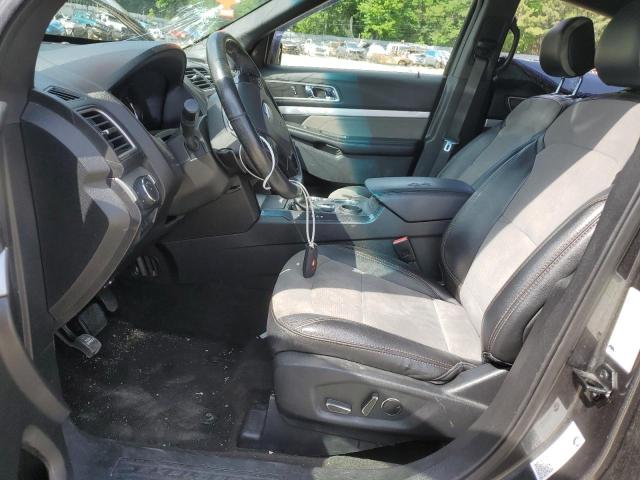 1FM5K7D81HGA02007 - 2017 FORD EXPLORER XLT GRAY photo 7