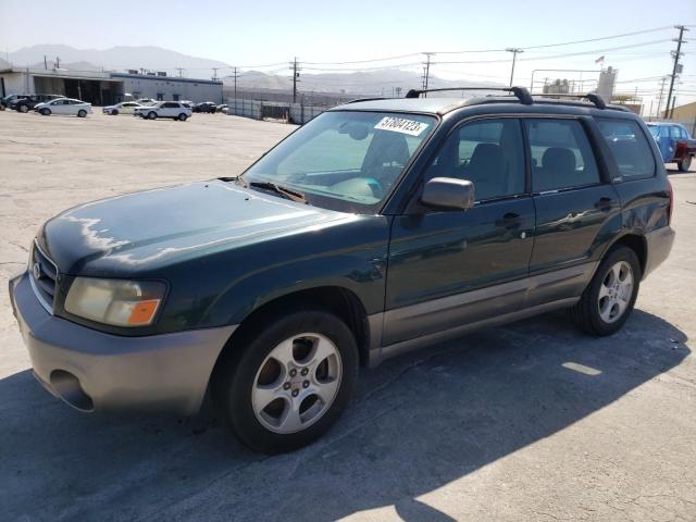 JF1SG65623H732484 - 2003 SUBARU FORESTER 2.5XS GREEN photo 1