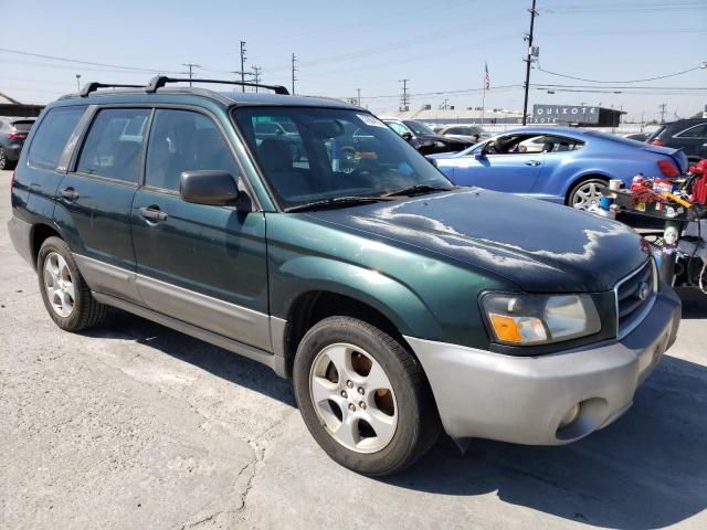 JF1SG65623H732484 - 2003 SUBARU FORESTER 2.5XS GREEN photo 4