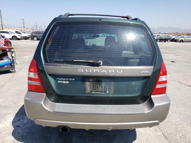JF1SG65623H732484 - 2003 SUBARU FORESTER 2.5XS მწვანე ფოტო 6