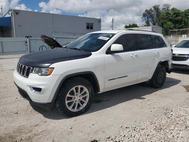 1C4RJEAG1MC719159 - 2021 JEEP GRAND CHER LAREDO WHITE photo 1