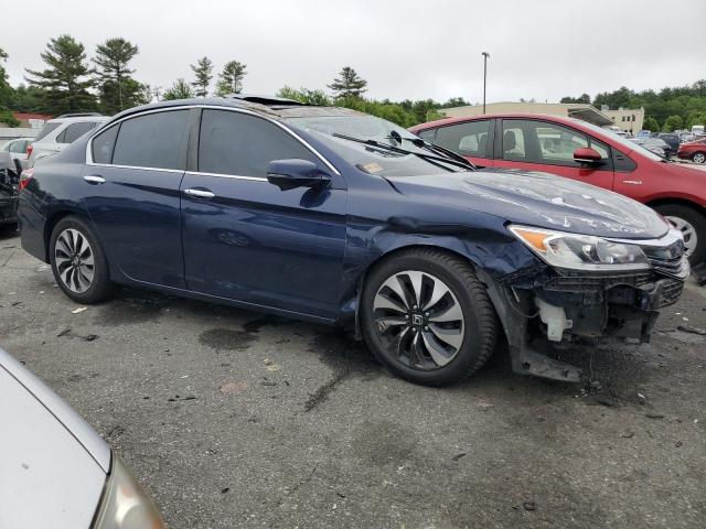 1HGCR2F84HA169537 - 2017 HONDA ACCORD EXL BLUE photo 4