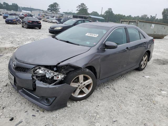 4T1BF1FK6DU297100 - 2013 TOYOTA CAMRY L GRAY photo 1