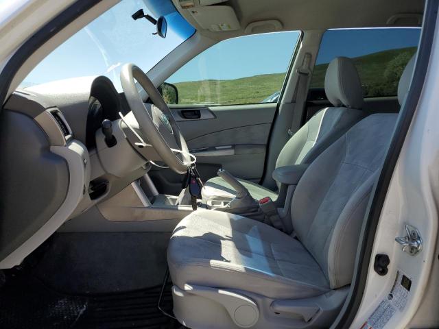 JF2SH61699G706526 - 2009 SUBARU FORESTER 2.5X WHITE photo 7