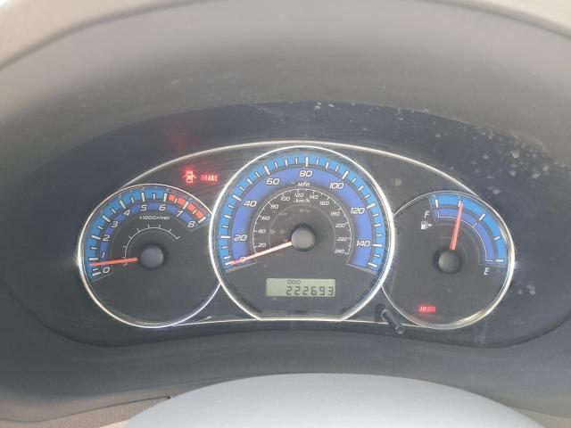 JF2SH61699G706526 - 2009 SUBARU FORESTER 2.5X WHITE photo 9