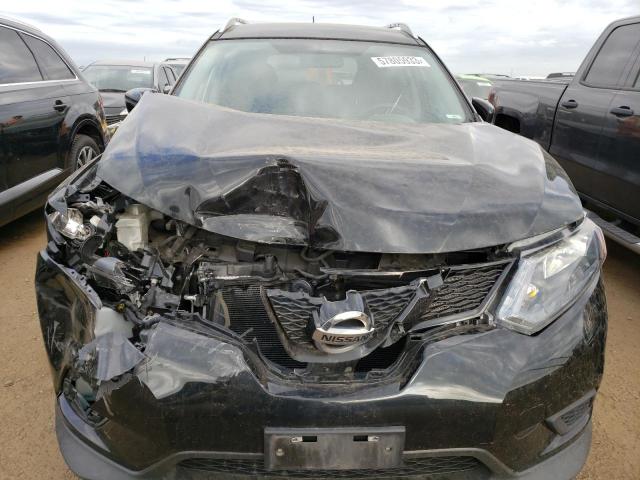 KNMAT2MV8GP736649 - 2016 NISSAN ROGUE S BLACK photo 5