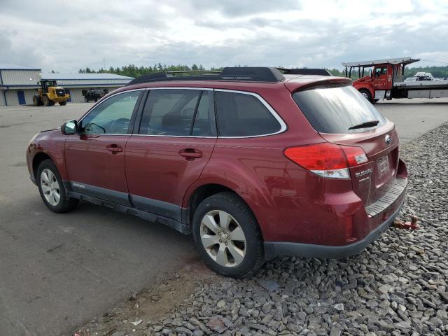 4S4BRBGC8C3282882 - 2012 SUBARU OUTBACK 2.5I PREMIUM RED photo 2