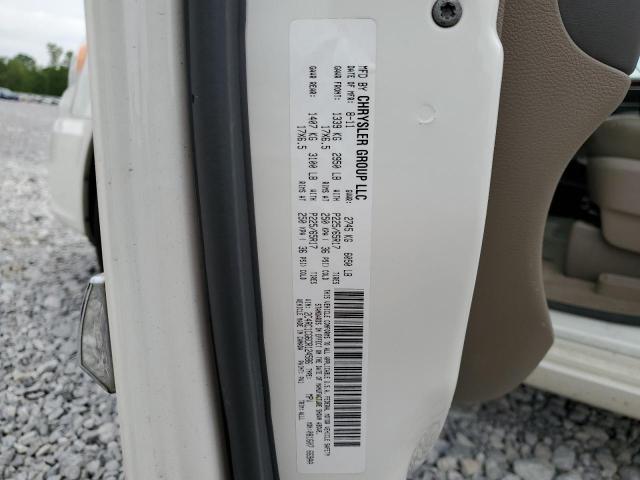 2C4RC1CG6CR124586 - 2012 CHRYSLER TOWN & COU TOURING L WHITE photo 14