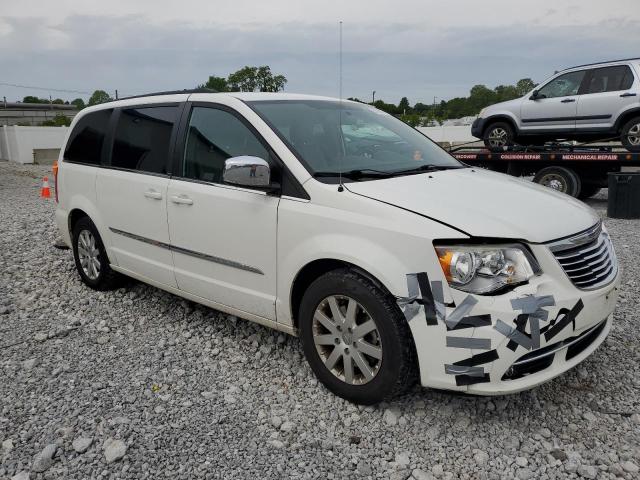 2C4RC1CG6CR124586 - 2012 CHRYSLER TOWN & COU TOURING L WHITE photo 4