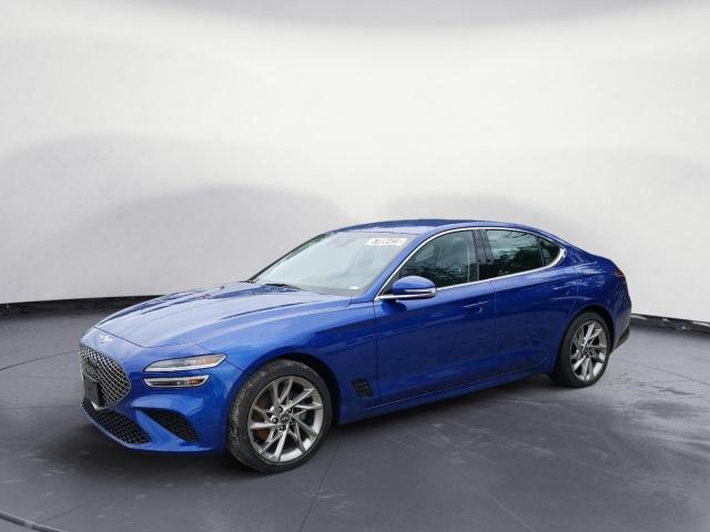 KMTG34TAXNU086775 - 2022 GENESIS G70 BASE BLUE photo 1