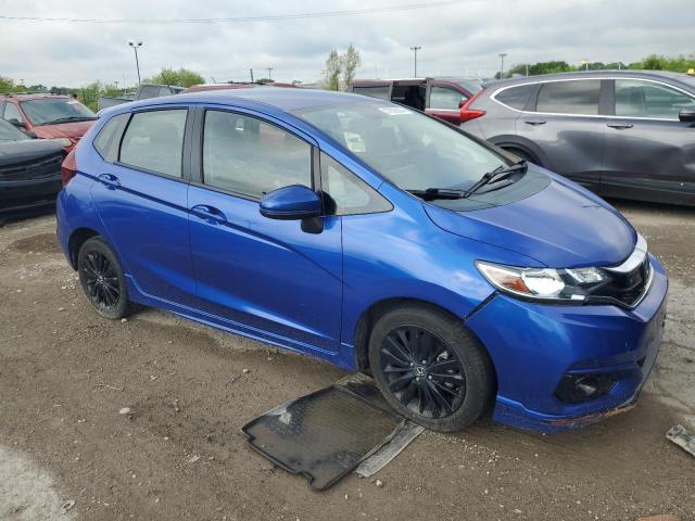 3HGGK5H64JM724806 - 2018 HONDA FIT SPORT BLUE photo 4