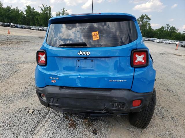 ZACCJBAT0FPB58062 - 2015 JEEP RENEGADE SPORT BLUE photo 6