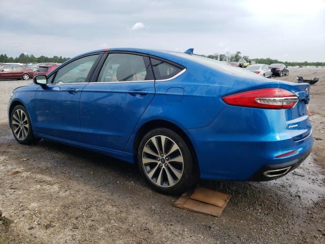 3FA6P0T93LR190726 - 2020 FORD FUSION SE BLUE photo 2