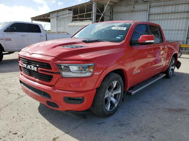 1C6RREJT9KN590764 - 2019 RAM 1500 SLT LARAMIE RED photo 1