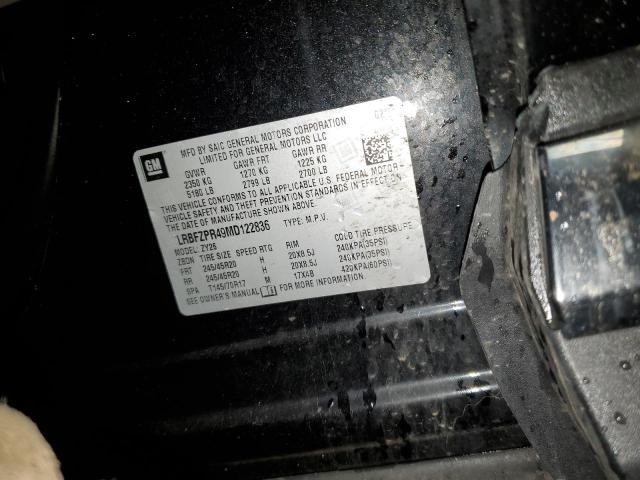 LRBFZPR49MD122836 - 2021 BUICK ENVISION ESSENCE Siyah fotoğraf 14