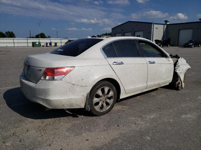 5KBCP3F83AB011599 - 2010 HONDA ACCORD EXL WHITE photo 3