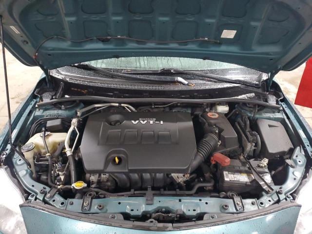 1NXBU40E49Z148797 - 2009 TOYOTA COROLLA BASE GREEN photo 11