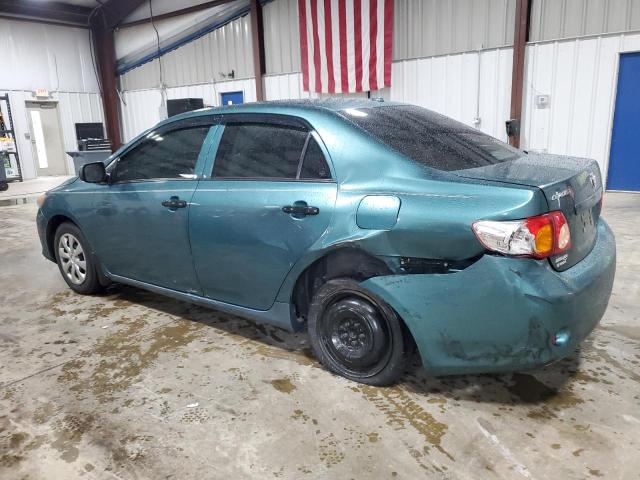 1NXBU40E49Z148797 - 2009 TOYOTA COROLLA BASE GREEN photo 2