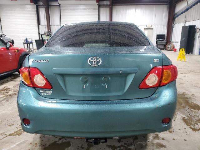 1NXBU40E49Z148797 - 2009 TOYOTA COROLLA BASE GREEN photo 6