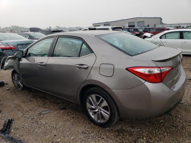 5YFBPRHE0FP202120 - 2015 TOYOTA COROLLA ECO BROWN photo 2