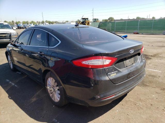 3FA6P0LU3ER329485 - 2014 FORD FUSION SE HYBRID BLACK photo 3