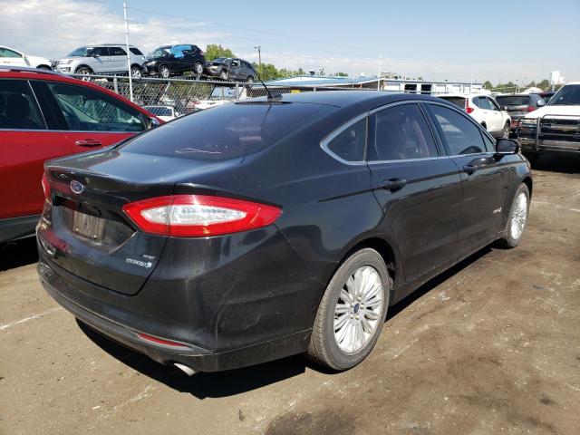 3FA6P0LU3ER329485 - 2014 FORD FUSION SE HYBRID BLACK photo 4