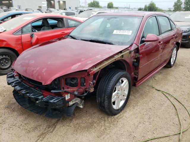 2G1WT57K991284177 - 2009 CHEVROLET IMPALA 1LT RED photo 1