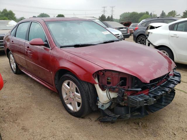 2G1WT57K991284177 - 2009 CHEVROLET IMPALA 1LT RED photo 4